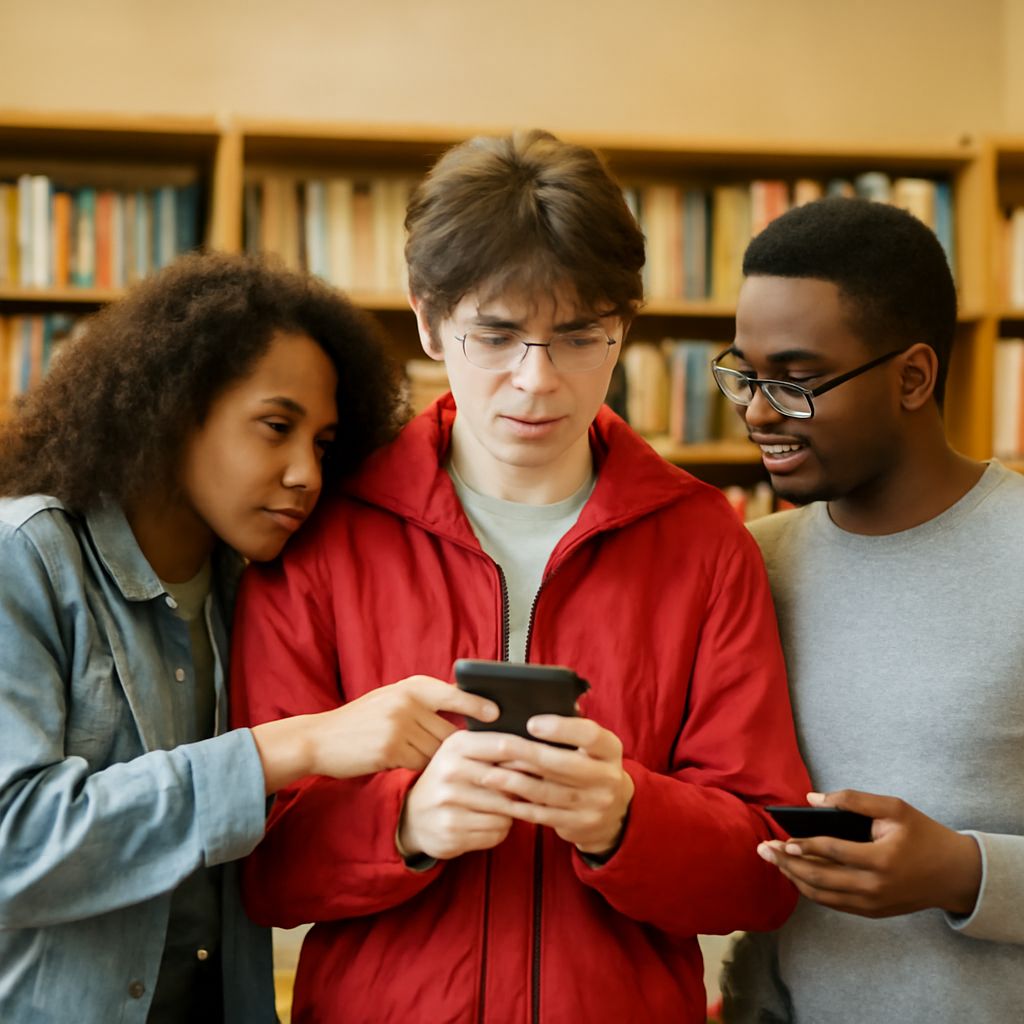 Graduate student researching scholarships