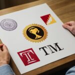 Students studying marketing in college